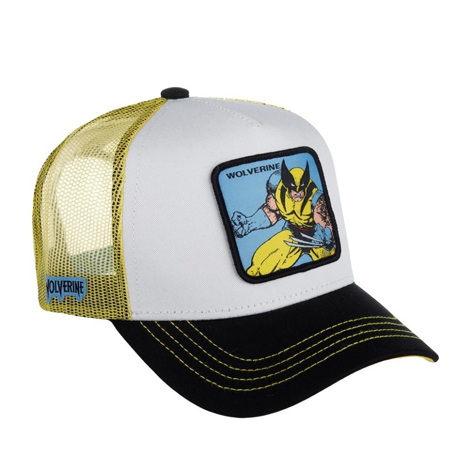Бейсболка CAPSLAB Marvel Wolverine CL/MAR4/1/WOL2 (белый / желтый) 88-322-00-00