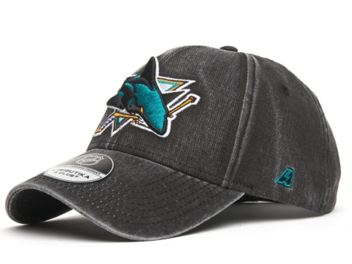 Бейсболка ATRIBUTIKA & CLUB San Jose Sharks, черн. 31530 (55-58)