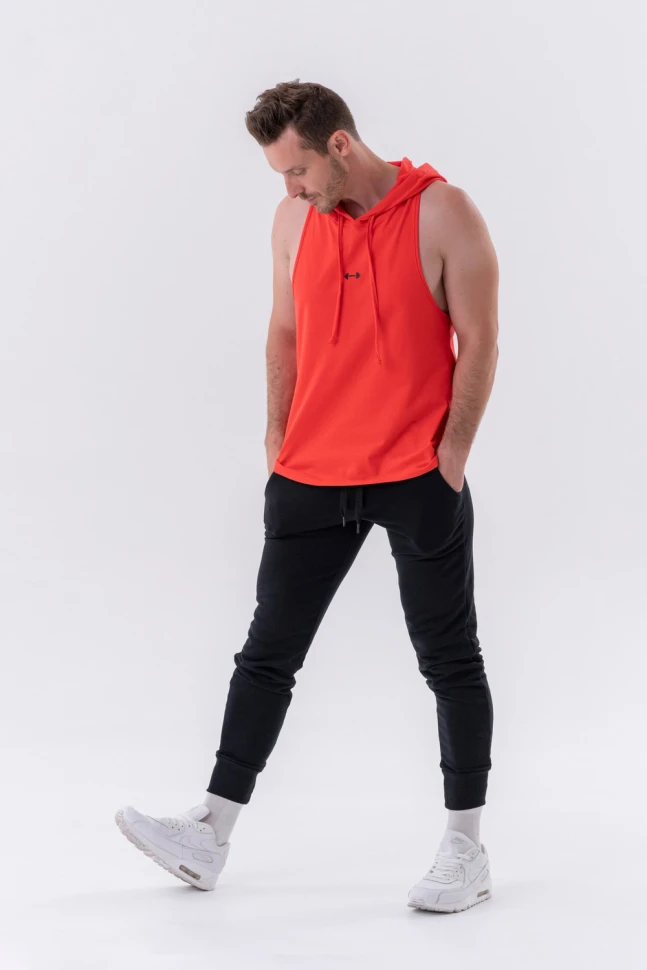 Майка Nebbia Fitness Tank top with a hoodie 323 Red