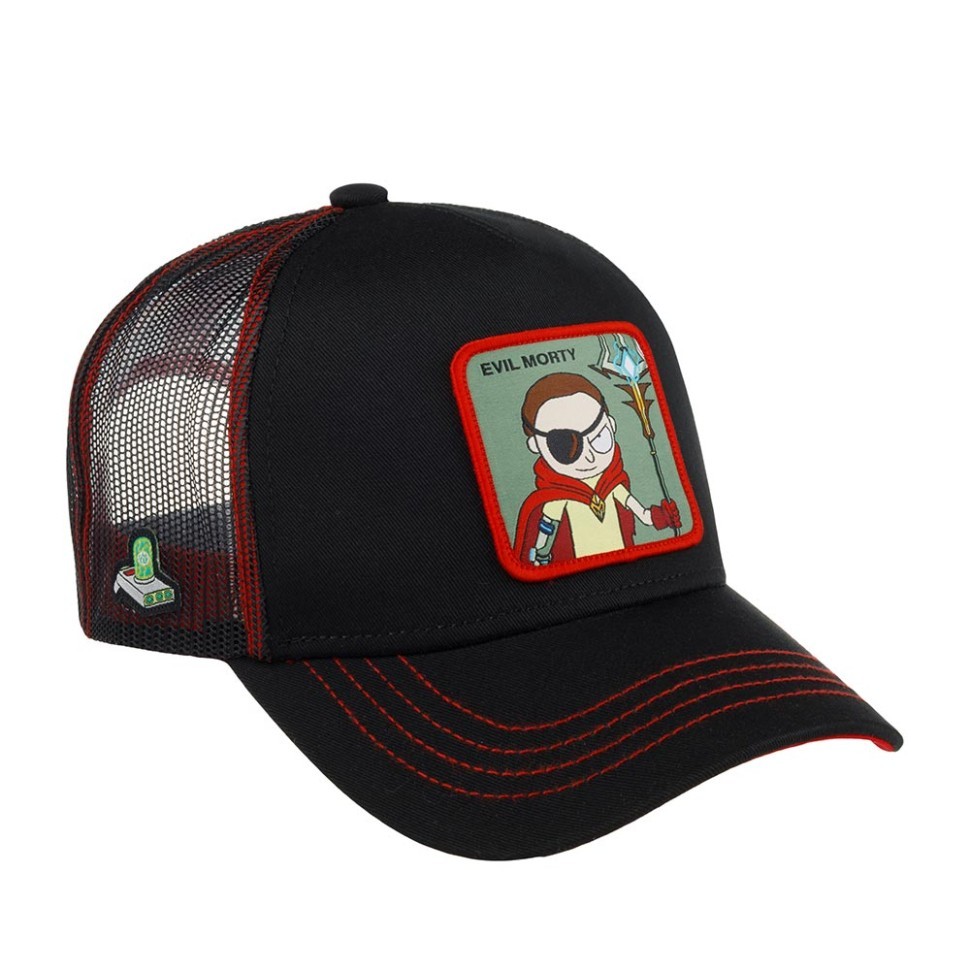 Бейсболка CAPSLAB Rick and Morty Evil Morty черный красный 88-391-72-00