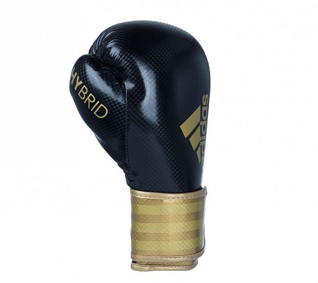 Перчатки боксерские Adidas Hybrid 65 adiH65черно-золотые