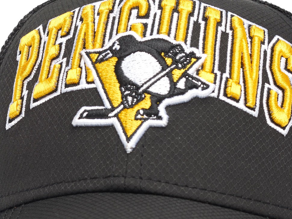 Бейсболка ATRIBUTIKA & CLUB Pittsburgh Penguins, черн.-желт. 31181