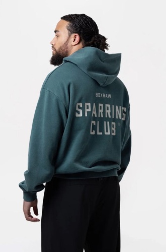 Толстовка Boxraw Sparring Club BXRW-SPCLH Бирюзовая