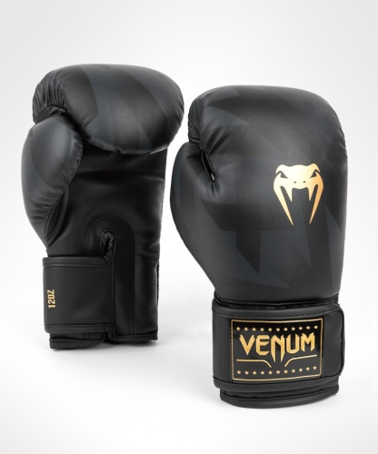 Перчатки боксерские Venum Razor Boxing Gloves - Black/Gold  ven04689-126