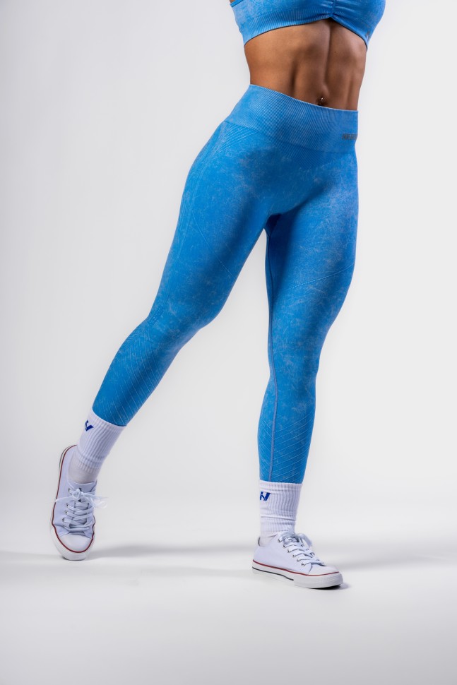 Леггинсы Nebbia High Waisted Push-Up Leggings TOTALLY SEAMLESS 303 Blue