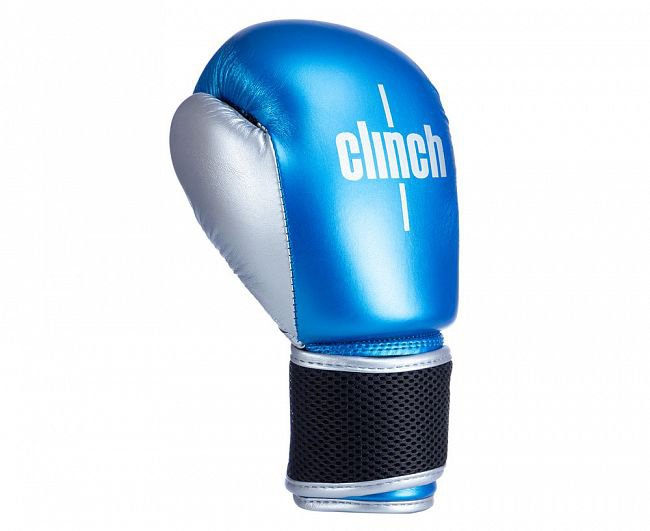 Перчатки боксерские Clinch Kids C127сине-серебристые