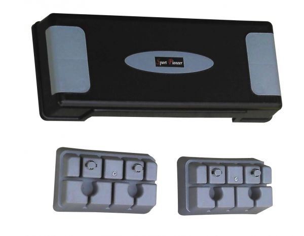 Степ платформа SPORT PIONEER ST-05 72х28х12 см, черно-серая, пластик