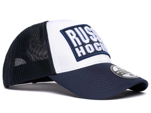 Бейсболка ATRIBUTIKA & CLUB Россия, бел.-т.син. 10364