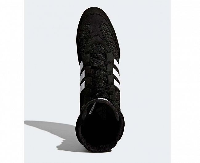 Боксерки Adidas Box Hog 2.0 черно-белые FX0561