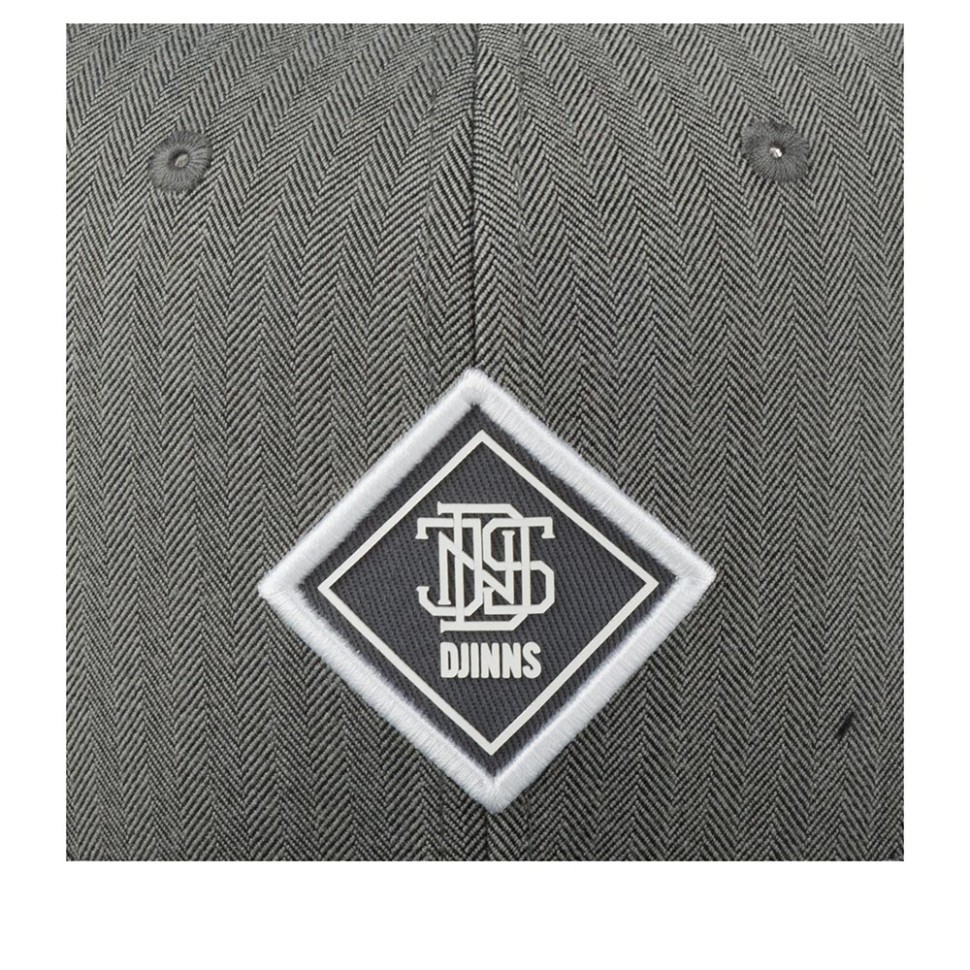 Бейсболка DJINNS 6P SB Fine Herringbone (серый) 50-165-08-00