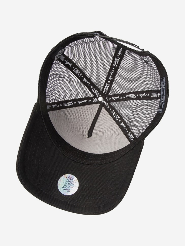 Бейсболка DJINNS HFT Cottoncheck (черный) 50-303-09-00