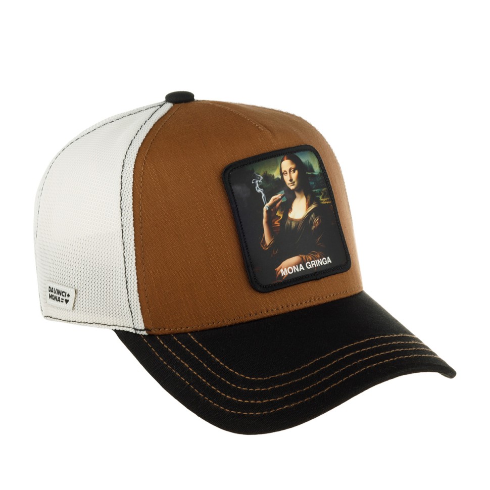 Бейсболка CAPSLAB Premium Mona Gringa CL/ART/1/PCT/MONA (кор-чер) 88-554-14-00