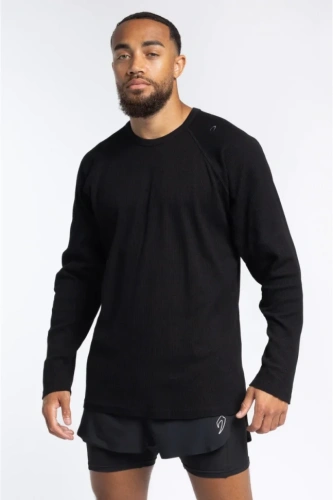 Лонгслив Boxraw Tunero Raw Edge Crew BXRW-RECR-Black