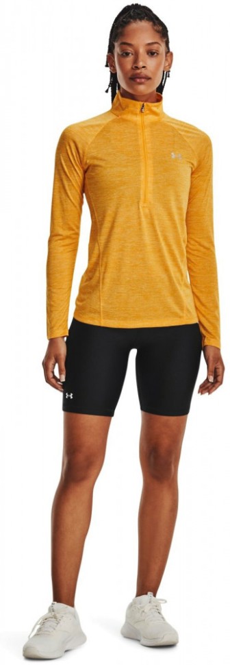 Толстовка Under Armour UA Tech 1/2 Zip - Twist-Orange 1320128-782
