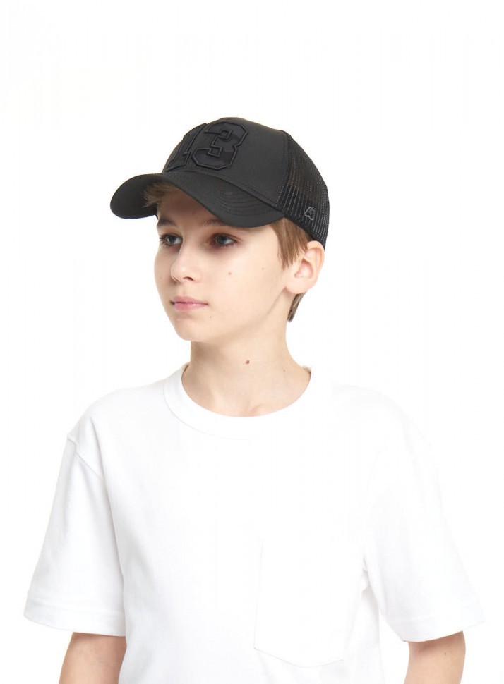 Бейсболка ATRIBUTIKA & CLUB №13, черн.-сер. 207237