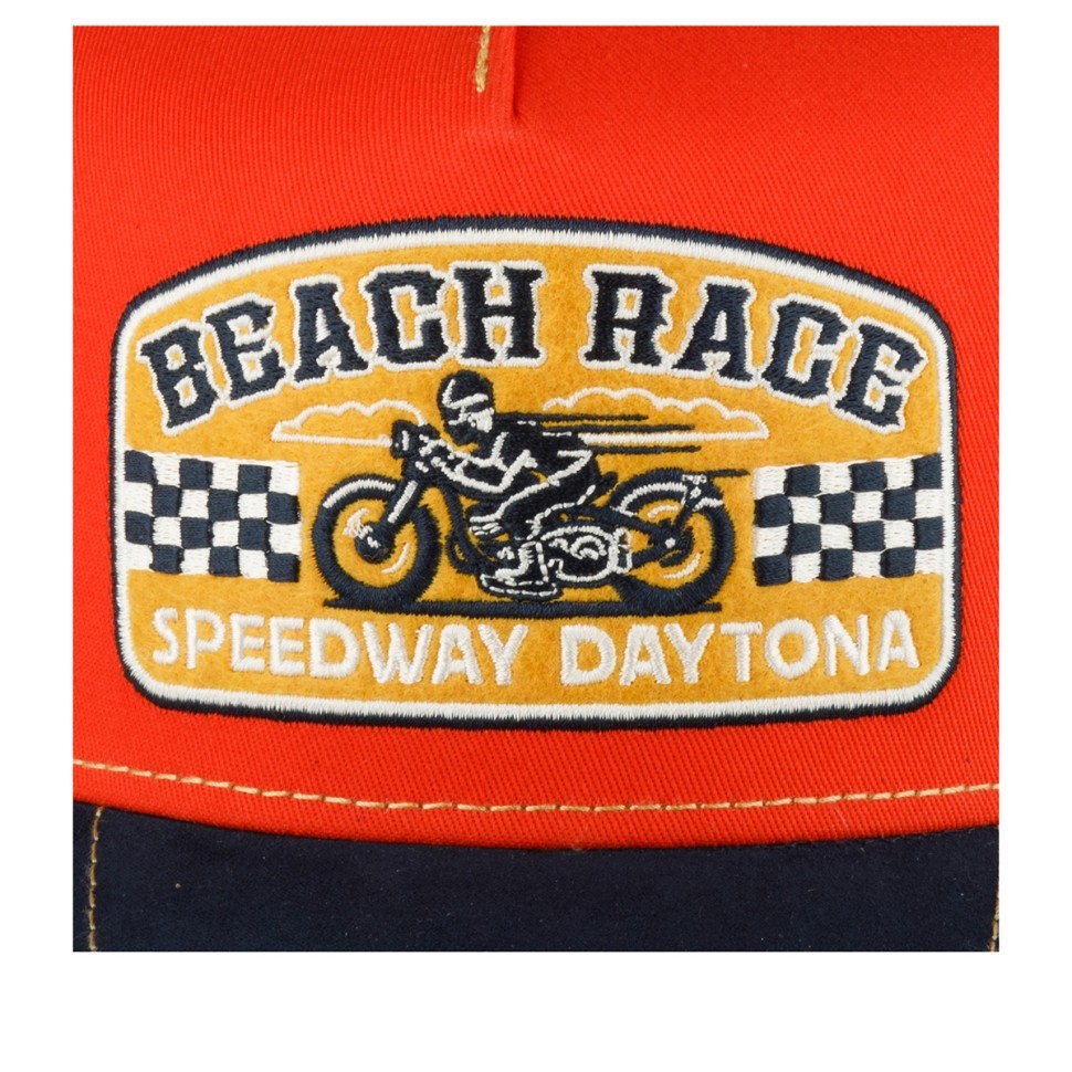 Бейсболка FWS 7761169 TRUCKER CAP BEACH RACE (оранжевый темно-синий) 72-101-38-00