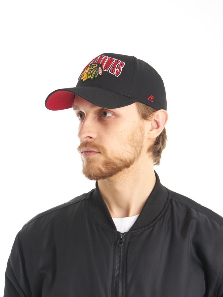 Бейсболка ATRIBUTIKA&CLUB Chicago Blackhawks, черн. 31157