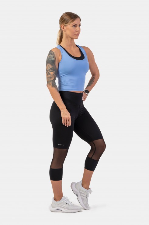 Топ NEBBIA Sporty Slim-Fit Crop Tank Top 422 Light blue