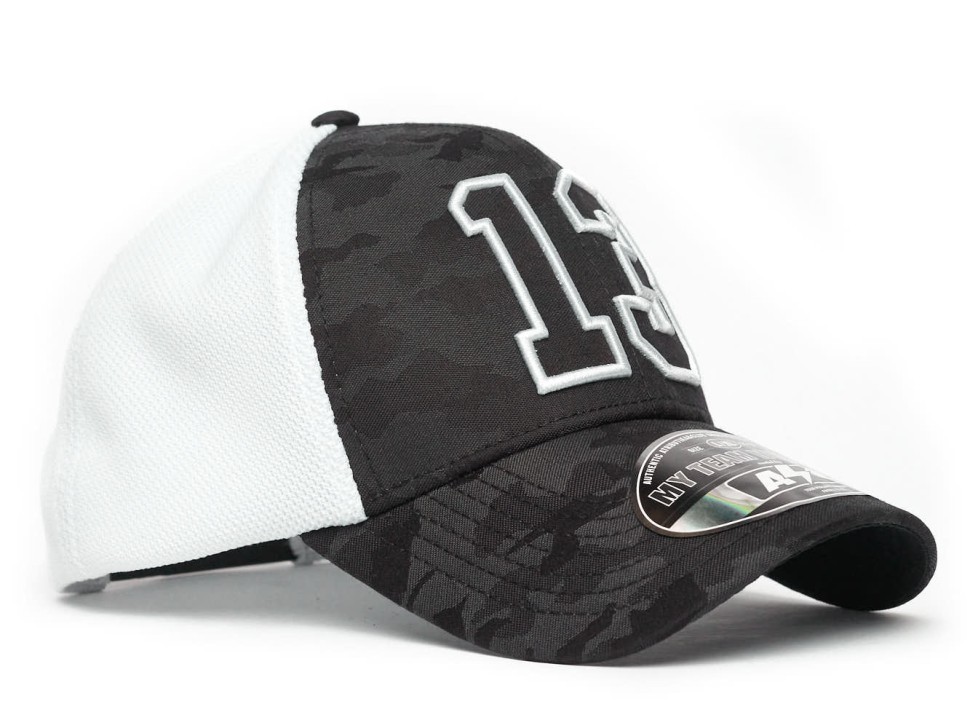 Бейсболка ATRIBUTIKA&CLUB №13, черн.-бел. 207346