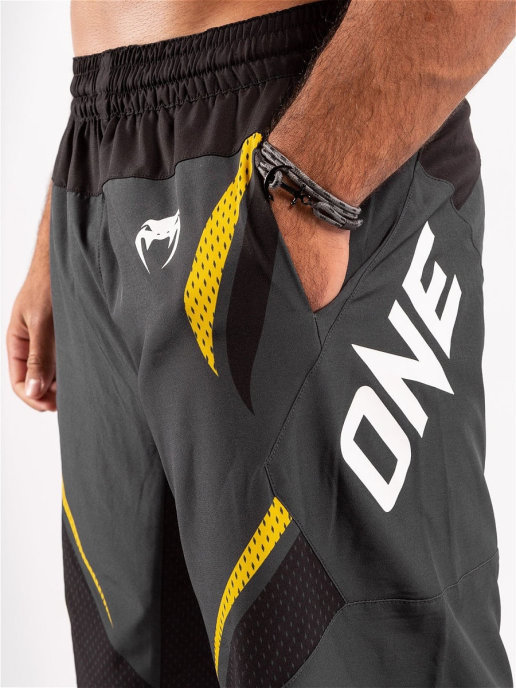 Шорты Venum ONE FC Impact Grey/Yellow 04337
