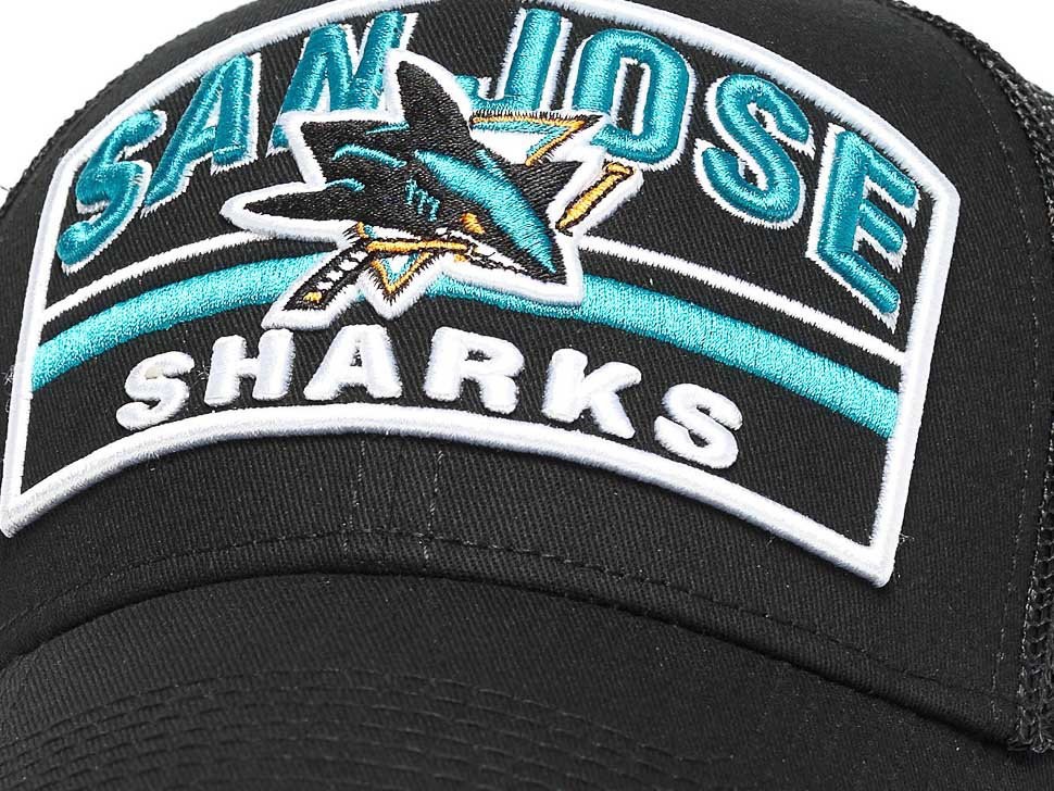 Бейсболка ATRIBUTIKA & CLUB San Jose Sharks, черн. 31016
