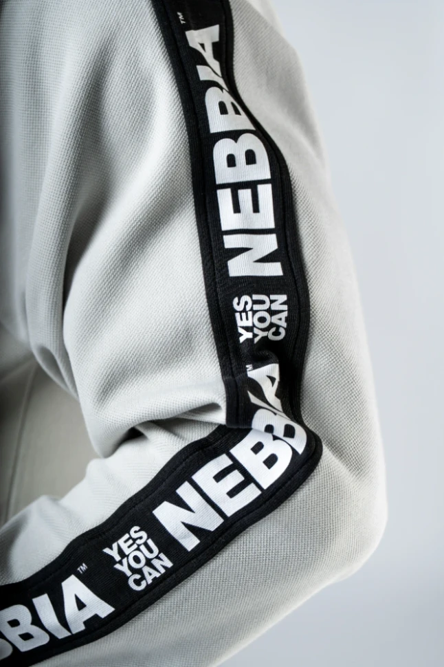 Толстовка Nebbia Training Hoodie HERO 300 Light Gray