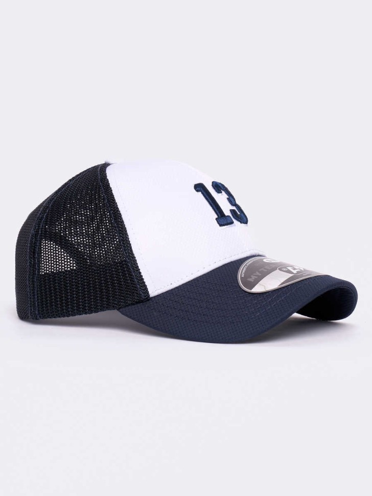 Бейсболка ATRIBUTIKA & CLUB №13, бел.-т.син. 21174