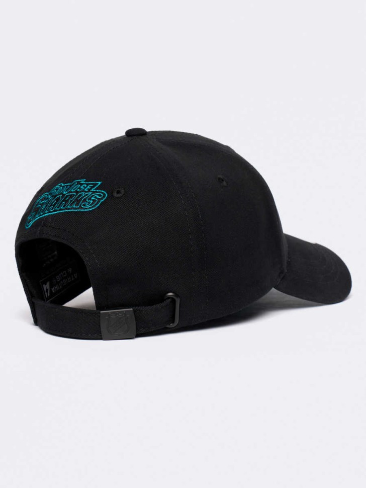 Бейсболка ATRIBUTIKA & CLUB San Jose Sharks, зелен.-черн. 32334