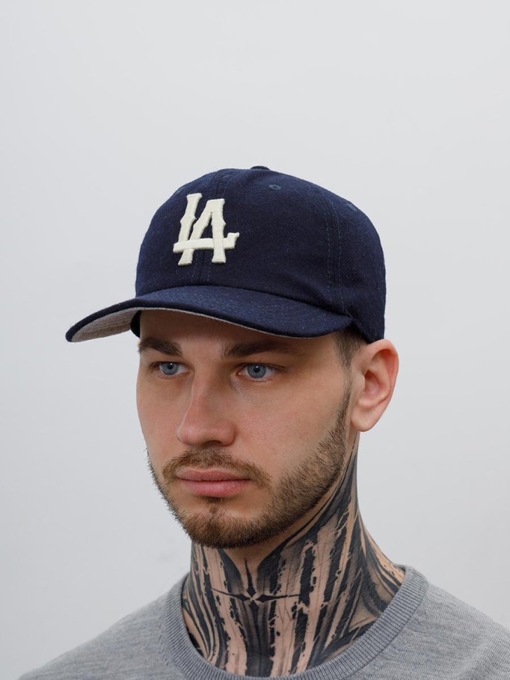 Бейсболка AMERICAN NEEDLE 21005A-LOS Los Angeles Angels Archive Legend MILB (тем-син) 06-367-16-00