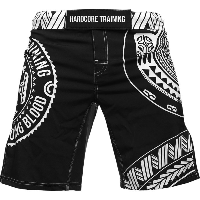 Шорты ММА Hardcore Training Ta Moko Black hctshorts046
