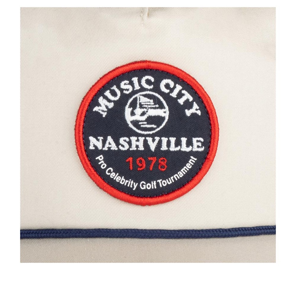 Бейсболка AMERICAN NEEDLE 19H001A-MUSICC Music City Lightweight Rope (светло-серый) 06-340-01-00