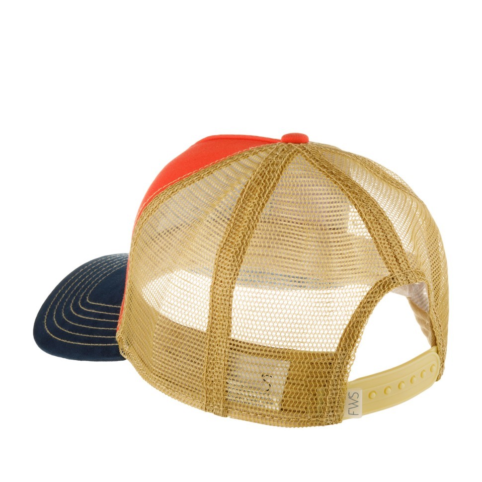 Бейсболка FWS 7761169 TRUCKER CAP BEACH RACE (оранжевый темно-синий) 72-101-38-00