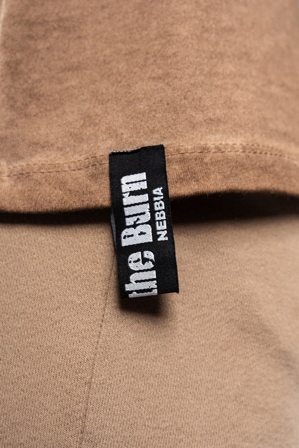 Майка Nebbia Washed-off Oversized Stringer MAX OUT 359 light brown