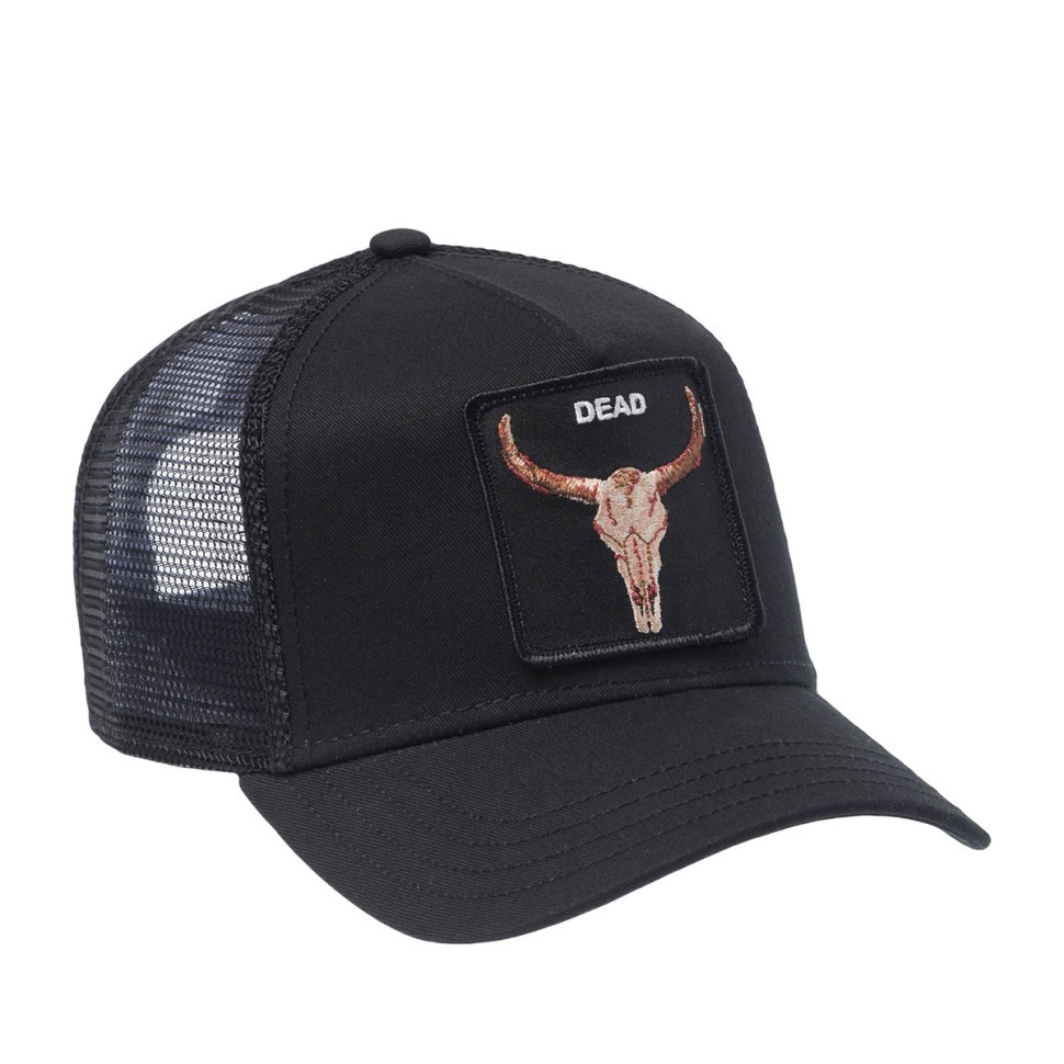 Бейсболка GOORIN BROTHERS ANIMAL FARM Dead Skull 101-1664 (черный) 91-888-09-00
