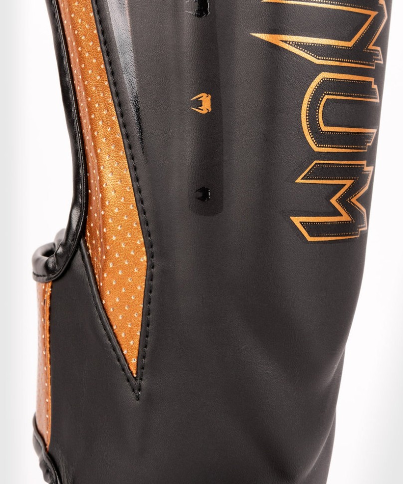 Щитки для ног Venum Elite Evo Shinguards - Black/Bronze ven04261-137