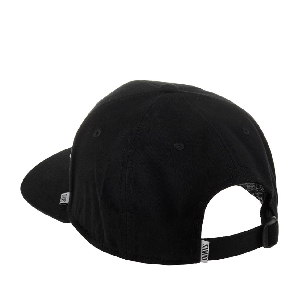 Бейсболка DJINNS 6P TrueFit 2.0 Cap Brushed Twill (черный) 50-180-09-00