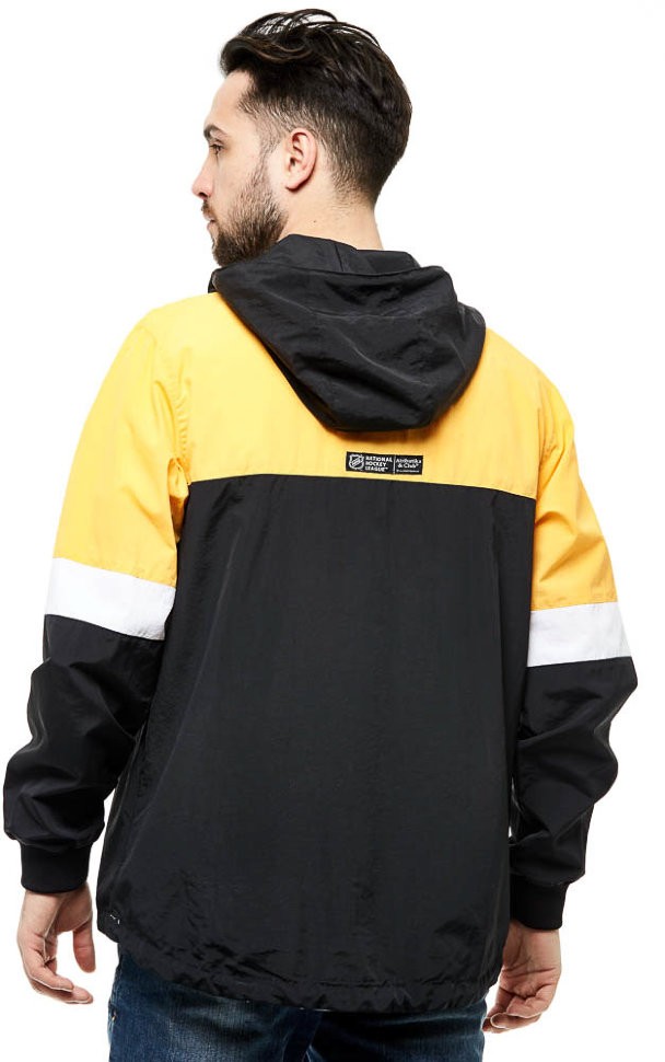 Анорак ATRIBUTIKA & CLUB Pittsburgh Penguins, черн.-желт. 35900