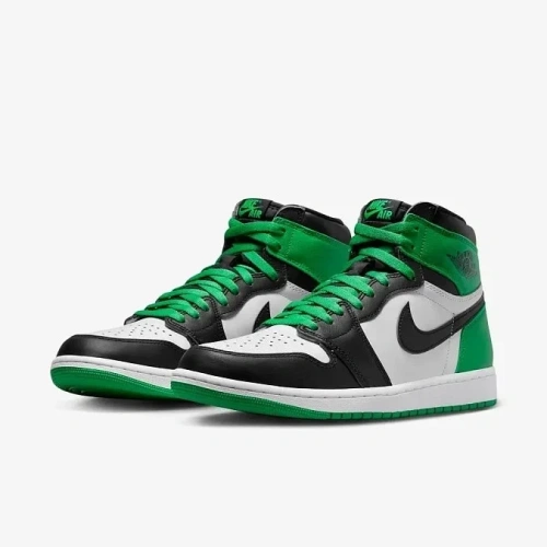 Кроссовки Nike AIR JORDAN 1 RETEO HIGH OG  BLACK AND LUCKY GREEN DZ5485-031 (10.5)