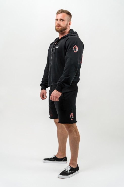 Толстовка Nebbia Long Zip Up Hoodie BEYOND ORDINARY 707 Black