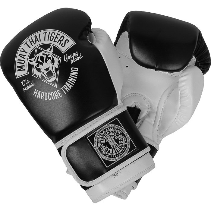 Боксерские перчатки Hardcore Training Muay Thai Tigers PU hctboxglove07