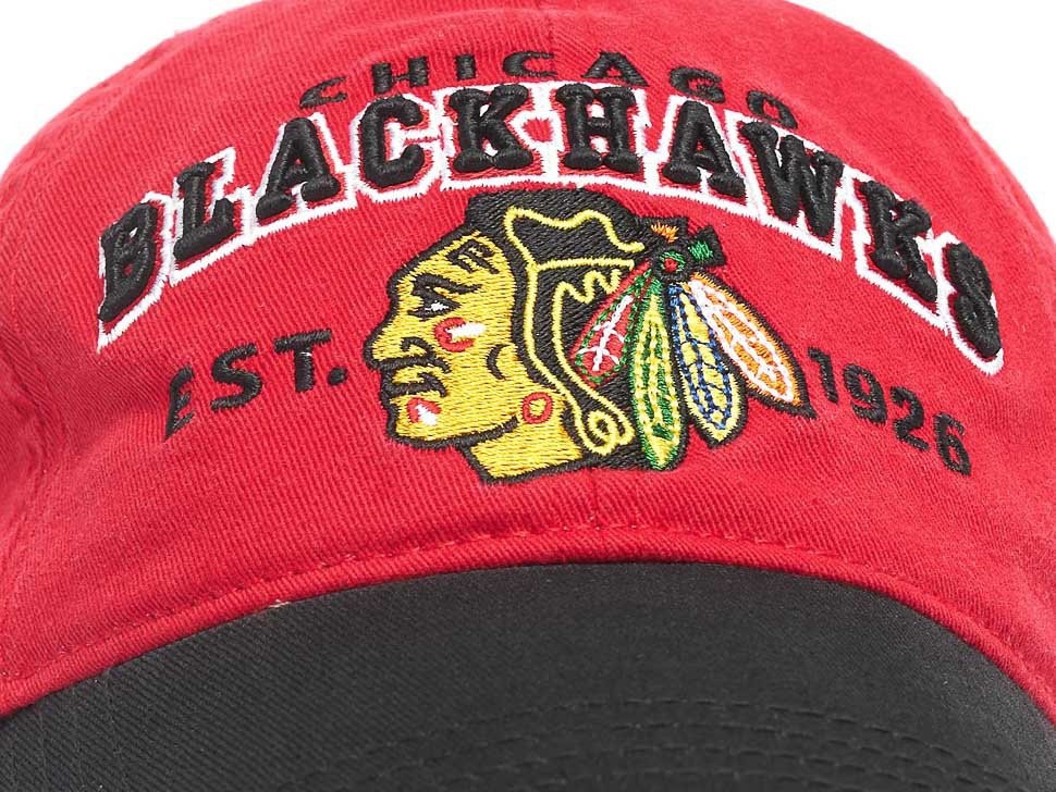 Бейсболка ATRIBUTIKA&CLUB Chicago Blackhawks, черн.-красн. 31063