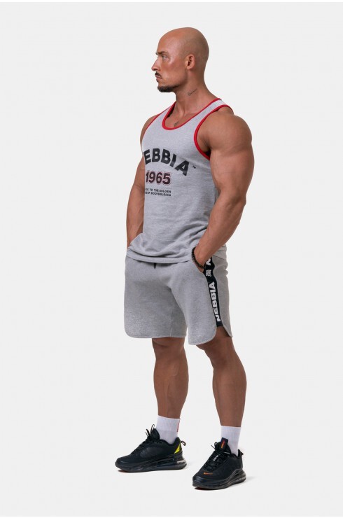 Майка Nebbia Old-school Muscle tank top 193 Light grey