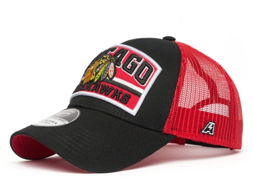 Бейсболка ATRIBUTIKA & CLUB Chicago Blackhawks, черн.-красн. 31728