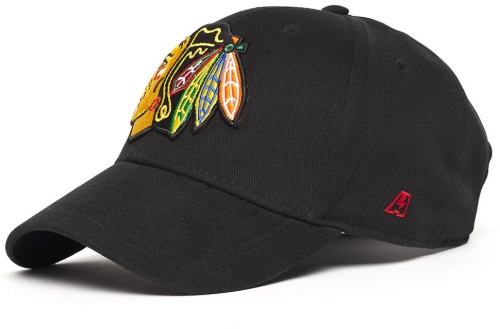 Бейсболка ATRIBUTIKA & CLUB Chicago Blackhawks, черн. 31006