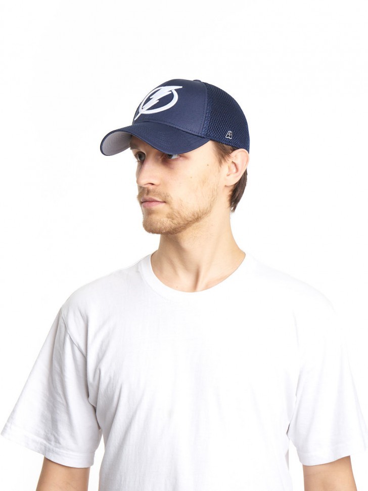 Бейсболка ATRIBUTIKA & CLUB Tampa Bay Lightning, син.-сер. 31366