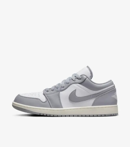 Кроссовки Nike Air Jordan 1 Low Vintage Stealth Grey Men's 553558-053