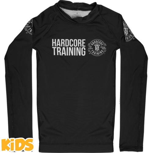 Рашгард Hardcore Training детский Recruit Black hctrash0204