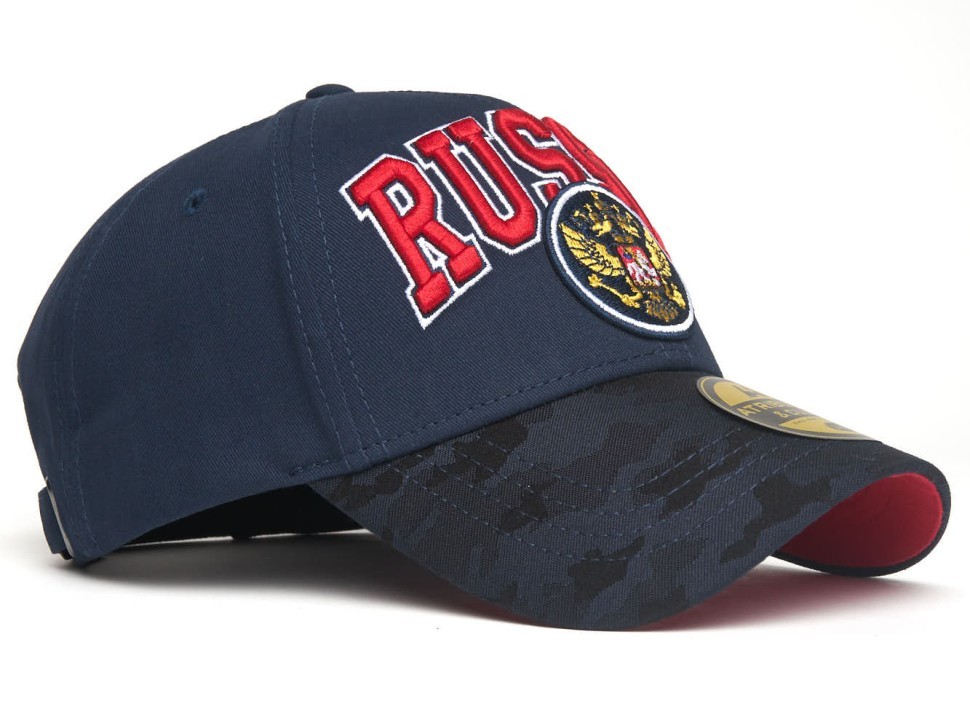 Бейсболка ATRIBUTIKA & CLUB Россия, темно-син. 101544