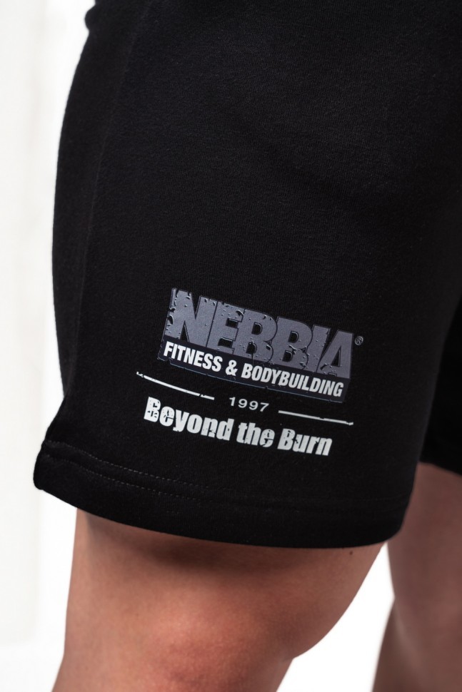 Шорты Nebbia Gym Sweatshorts GYM BRO 352 Black