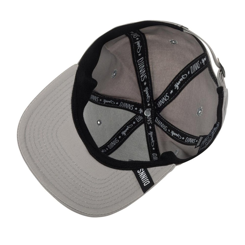 Бейсболка DJINNS 6P TrueFit 2.0 Cap Brushed Twill (серый) 50-180-08-00